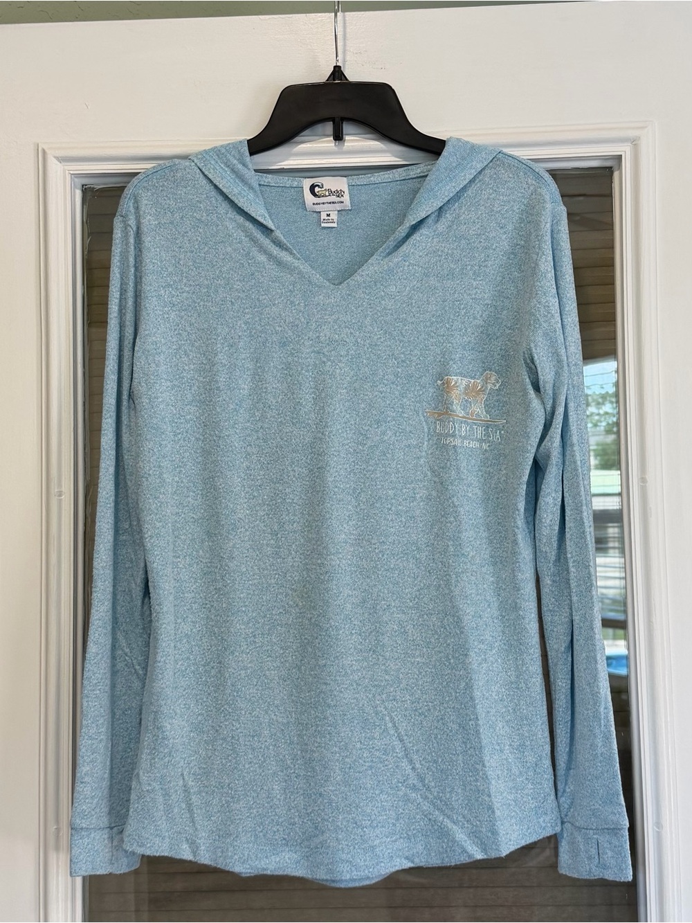 Women’s Buddy by the Sea Lightweight Hoodie (medium)